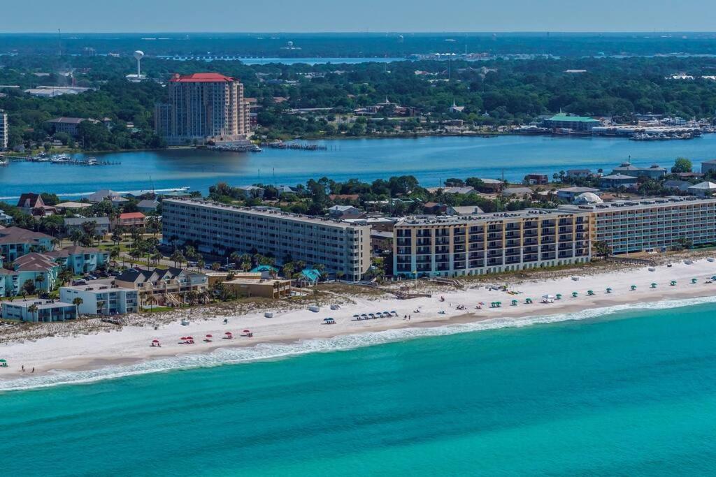 Beach Balcony View! Heated Pool! Villa Fort Walton Beach Exterior photo